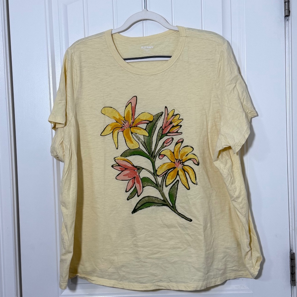 Old Navy 3x Floral Shirt